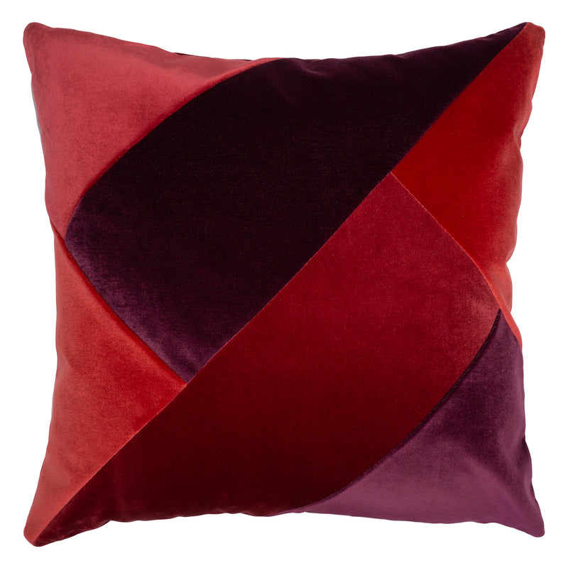 Square Feathers Maxwell Velvet Throw Pillow