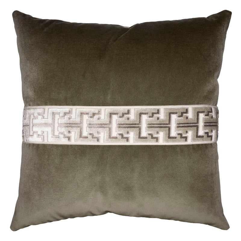 Square Feathers Melvin Throw Pillow