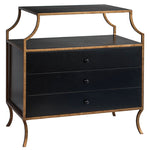 Redford House Milla 3 Drawer Side Table