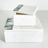 Anaya Mother of Pearl Gray Marble Box