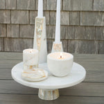 Anaya Mother of Pearl Marble Candle Holder