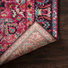 Loloi II Nadia Midnight/Pink Power Loomed Rug