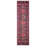 Loloi II Nadia Midnight/Pink Power Loomed Rug