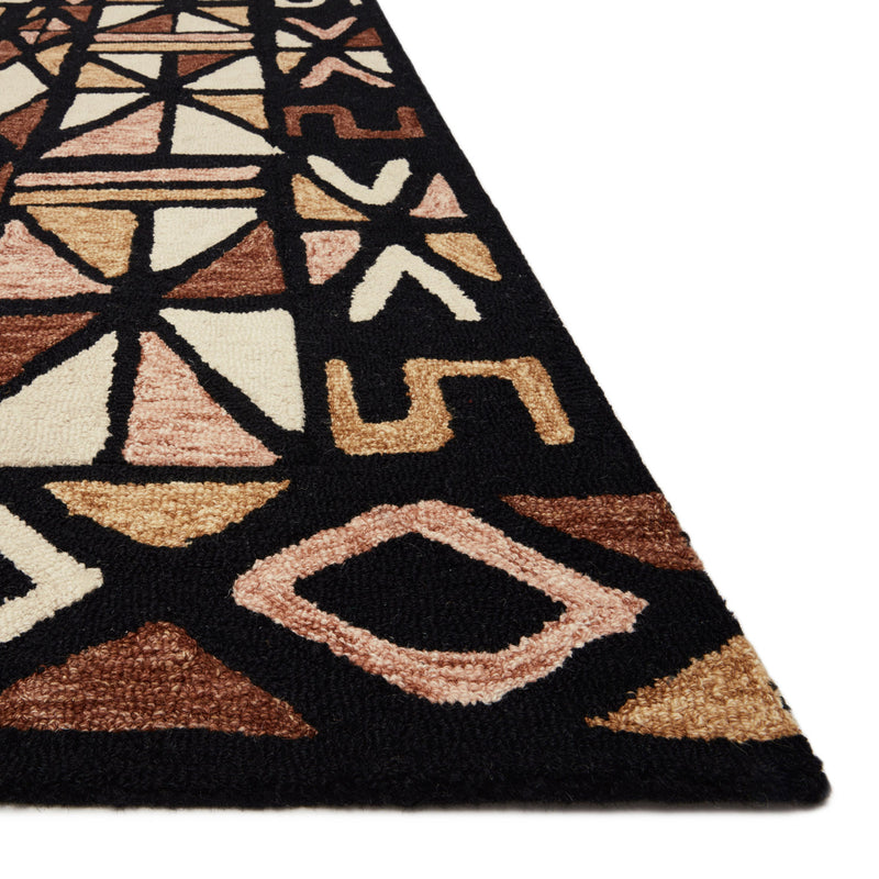 Loloi Nala Spice/Black Hand Tufted Rug