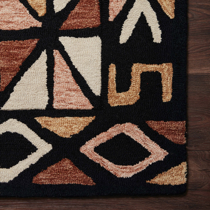 Loloi Nala Spice/Black Hand Tufted Rug