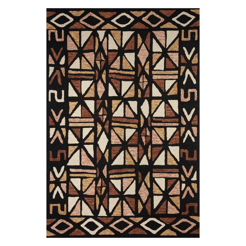 Loloi Nala Spice/Black Hand Tufted Rug