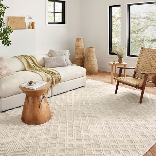 Loloi II Neda Ivory/Natural Power Loomed Rug