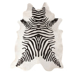 Zebra Cowhide Rug