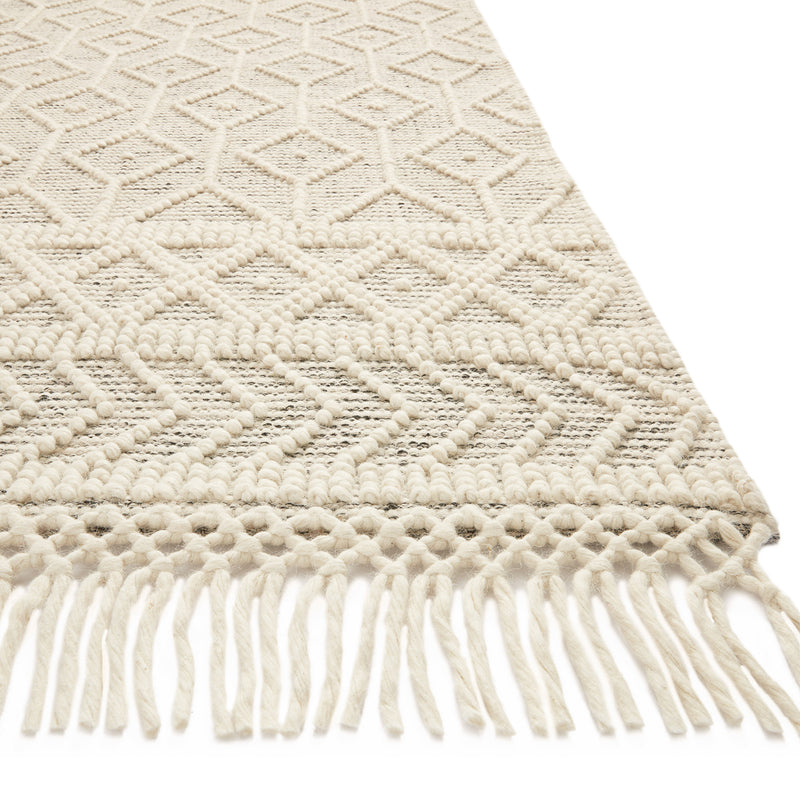 Loloi II Noelle Lane Ivory/Black Hand Woven Rug