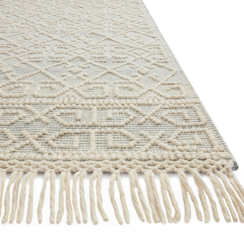 Loloi II Noelle Pyra Ivory/Blue Hand Woven Rug