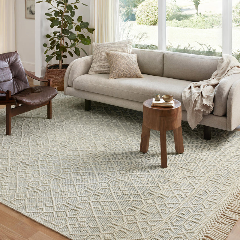 Loloi II Noelle Pyra Ivory/Blue Hand Woven Rug