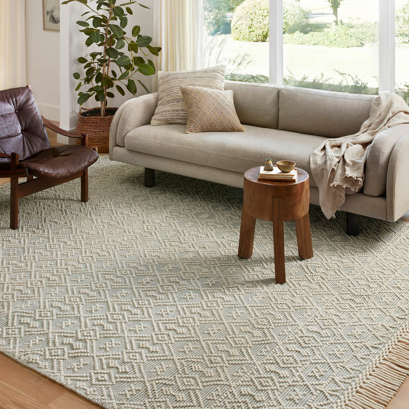 Loloi II Noelle XX Ivory/Blue Hand Woven Rug