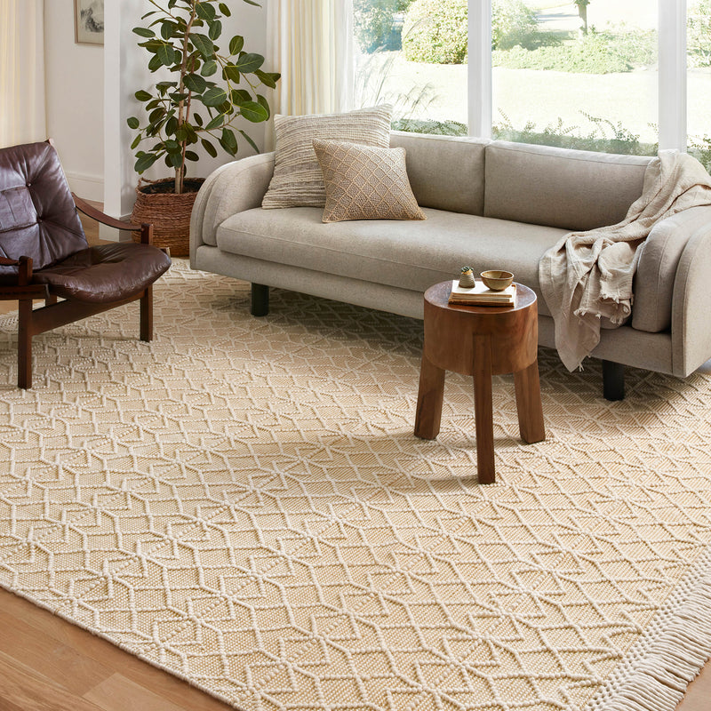 Loloi II Noelle Ivory/Gold Hand Woven Rug