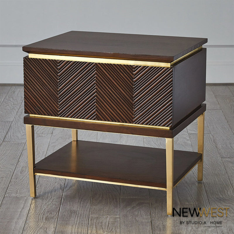 Global Views Latilla Bedside Chest