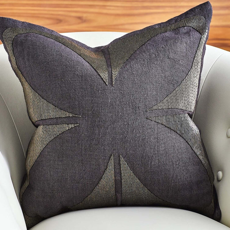 Global Views Blossom Beaded Throw Pillow - Final Sale