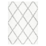 Stratus Lattice Shag Rug