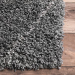 Stratus Lattice Shag Rug