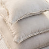 Anaya So Soft Beige Linen Throw Pillow