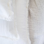 Anaya So Soft Bright White Linen Throw Pillow