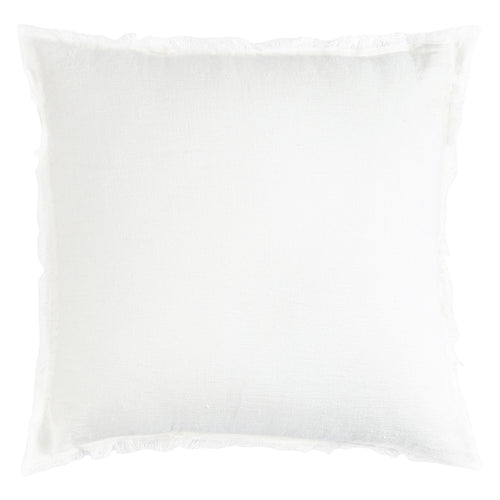 Anaya So Soft Bright White Linen Throw Pillow