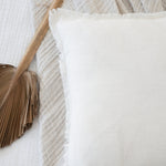 Anaya So Soft Bright White Linen Throw Pillow