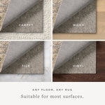 Loloi Cushion Grip All Surface Gray Rug Pad