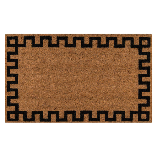 Greek Key Door Mat