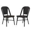 Avenue Outdoor Stacking Side Chair Set of 2