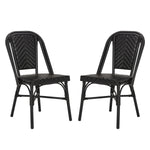 Avenue Outdoor Stacking Side Chair Set of 2