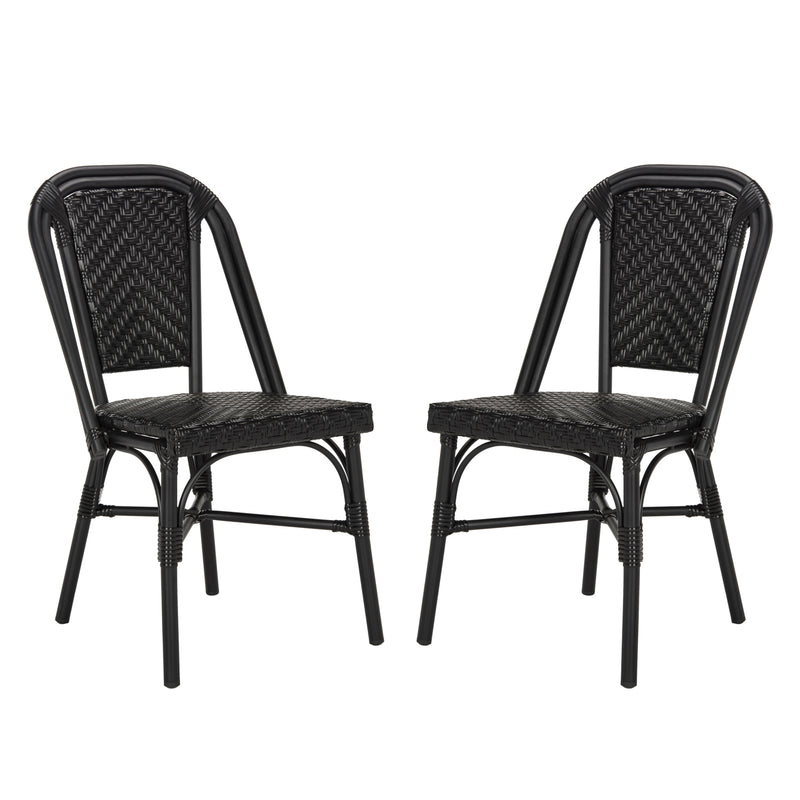 Avenue Outdoor Stacking Side Chair Set of 2