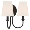 Crystorama Payton 2-Light Wall Sconce