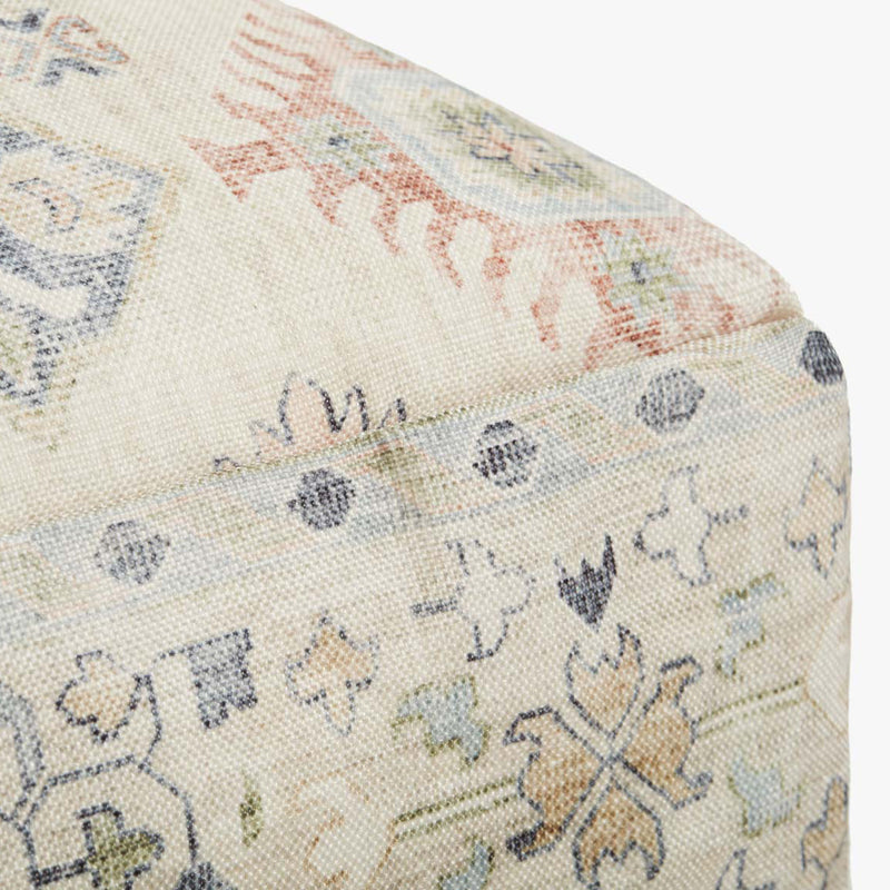 Loloi Cleo Ivory/Multi Pouf