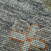 Loloi Kaufman Charcoal/Multi Pouf