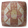 Loloi Humphry Terracotta/Multi Pouf