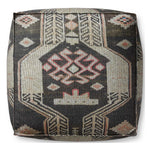 Loloi Calliope Black/Multi Pouf