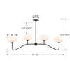 Crystorama Parker Linear Chandelier