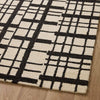 Chris Loves Julia x Loloi Polly Black /Ivory Hand Tufted Rug