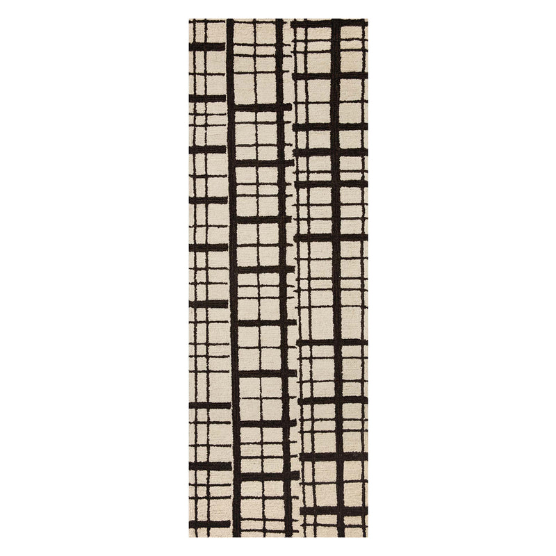 Chris Loves Julia x Loloi Polly Black /Ivory Hand Tufted Rug