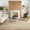 Chris Loves Julia x Loloi Polly Beige/Tobacco Hand Tufted Rug