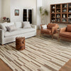 Chris Loves Julia x Loloi Polly Beige/Tobacco Hand Tufted Rug