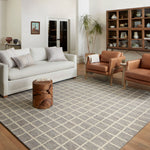 Chris Loves Julia x Loloi Polly Slate/Ivory Hand Tufted Rug