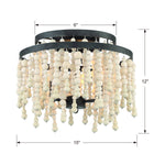 Crystorama Poppy Flush Ceiling Mount