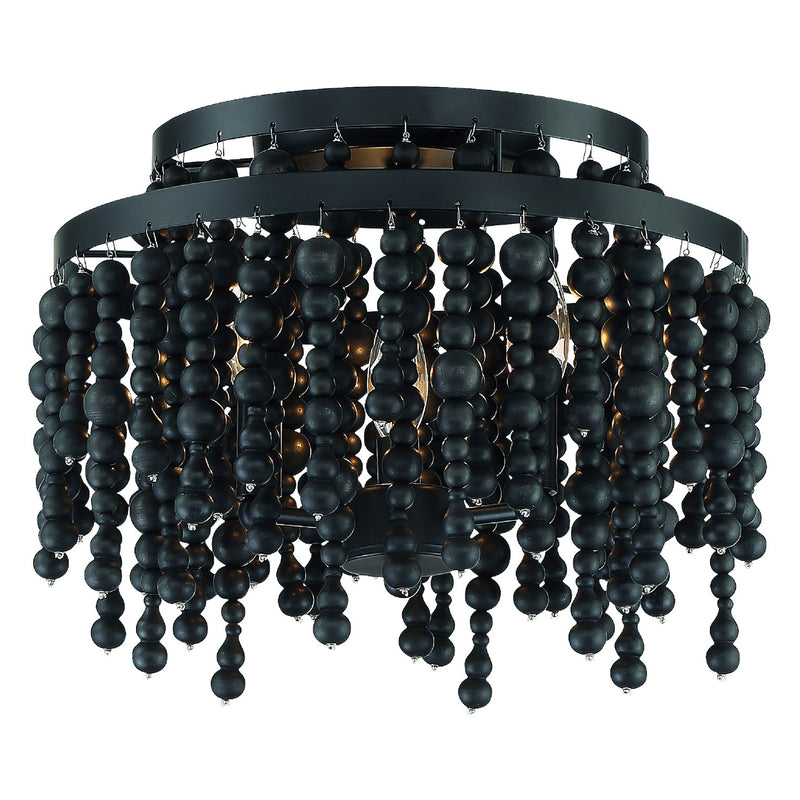 Crystorama Poppy Flush Ceiling Mount