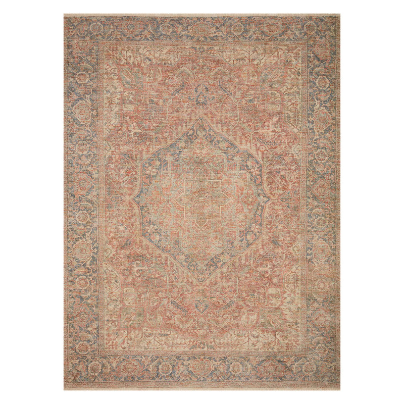 Loloi Priya Brick/Navy Hand Woven Rug