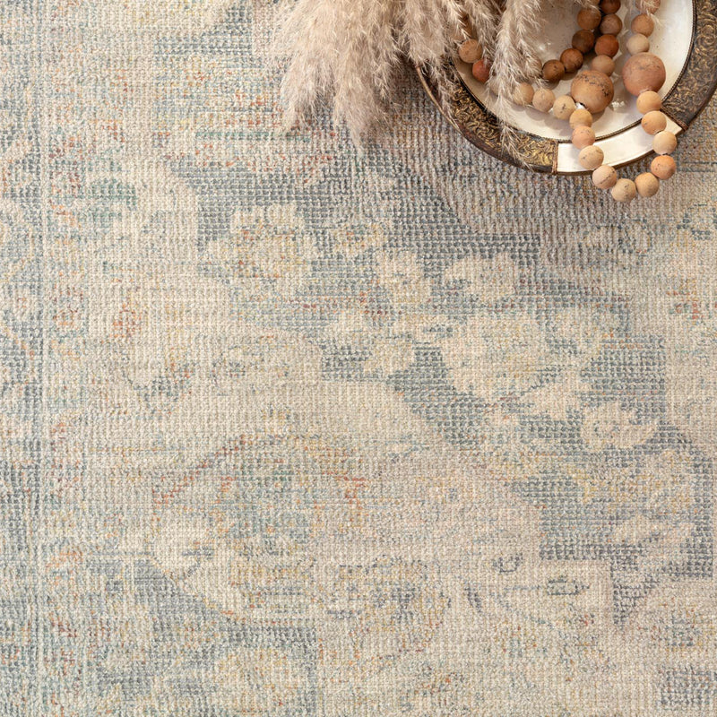 Loloi Priya Bone/Bluestone Hand Woven Rug