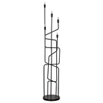 Noir Moriarty Black Floor Lamp