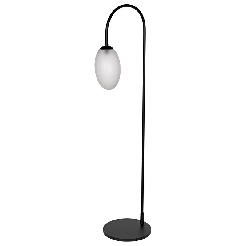 Noir Swan Floor Lamp