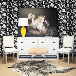 Worlds Away Marlowe Stool - Final Sale