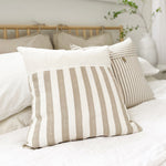 Mead Stripe Linen Throw Pillow