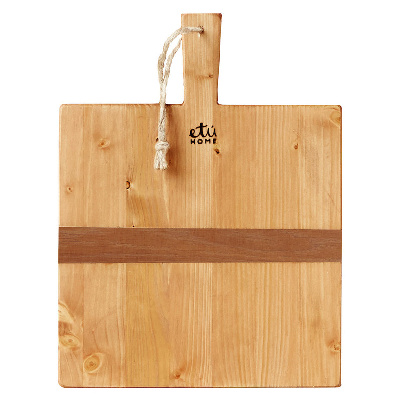 Etu Home Pine Square Charcuterie Board